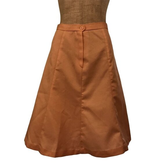 Vintage 1970s Pink Trumpet Skirt Herald House - Picture 9 of 9